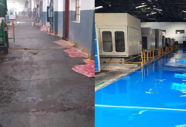 Epoxy flooring solution for Welspun