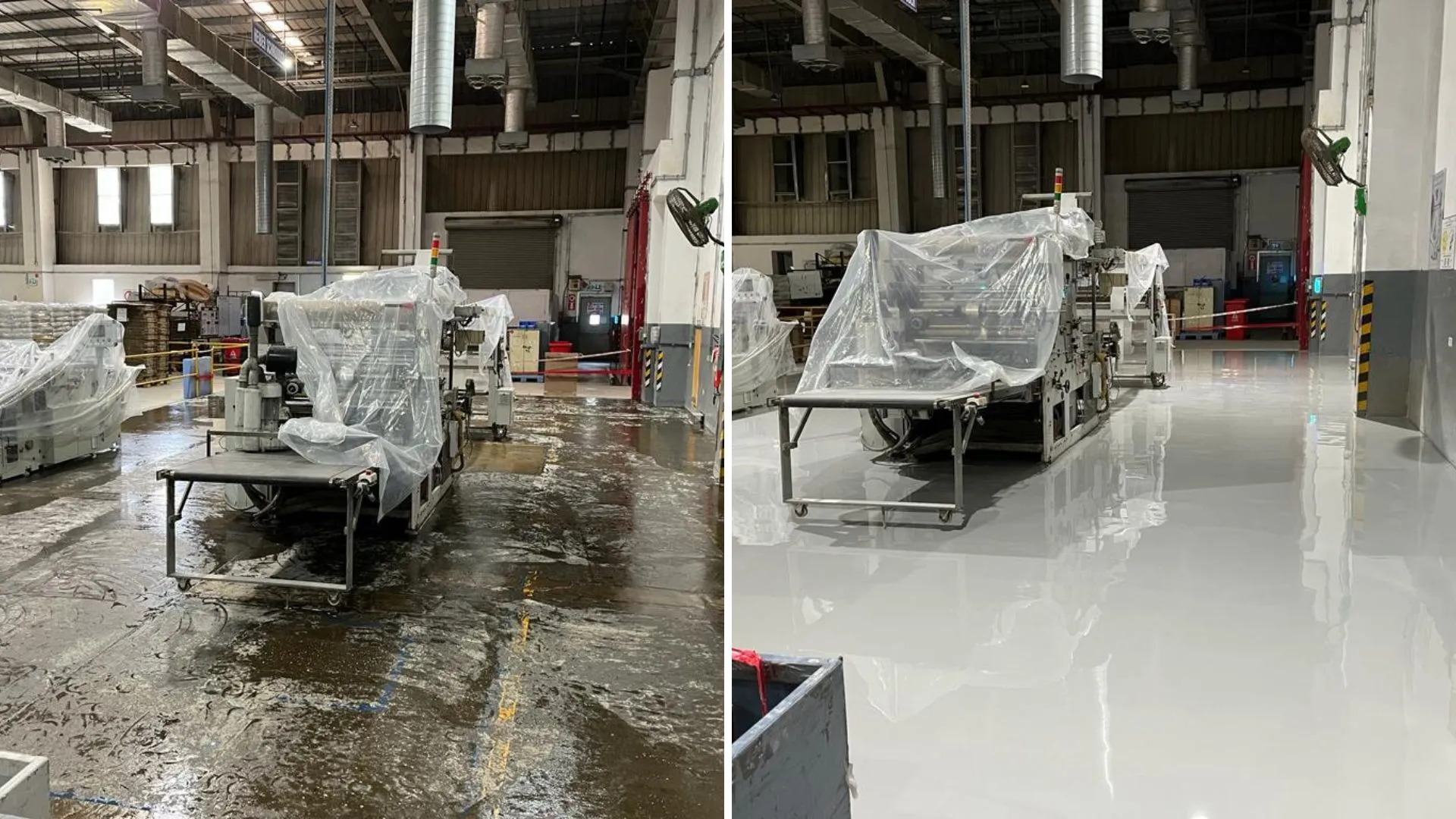 Hygienic flooring solution for FMCG factory in Haridwar 