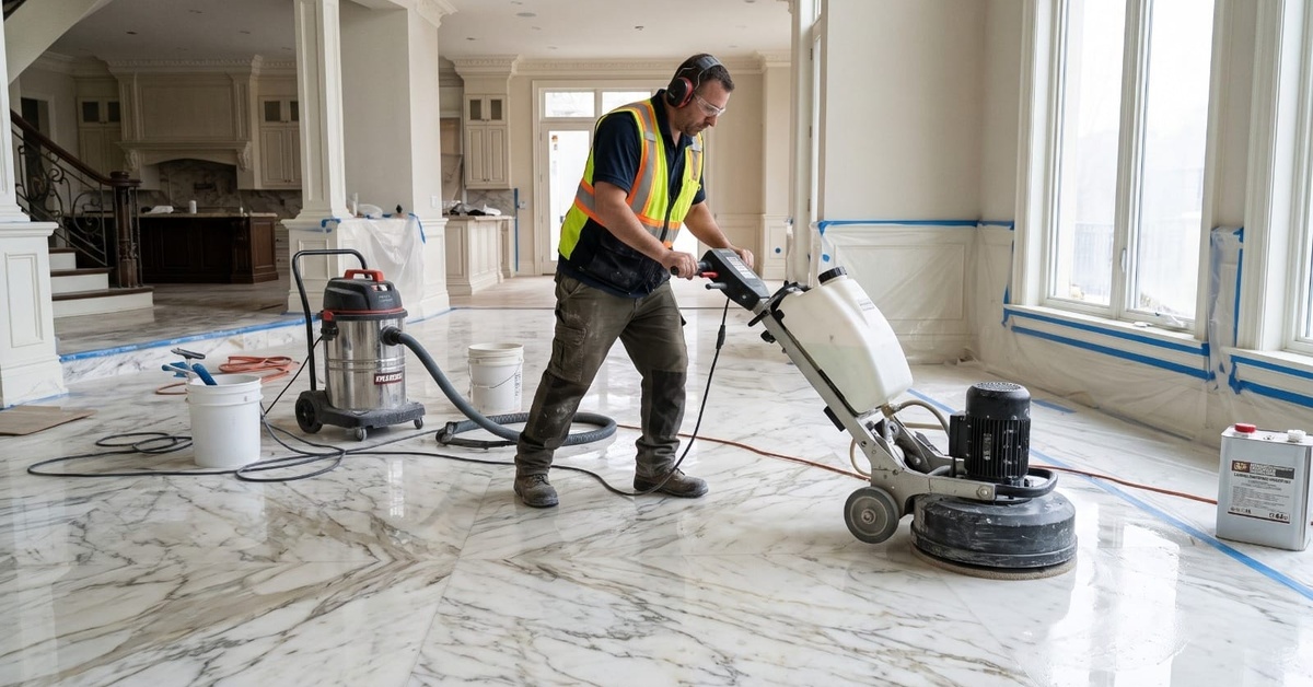 Marble Floor Polishing