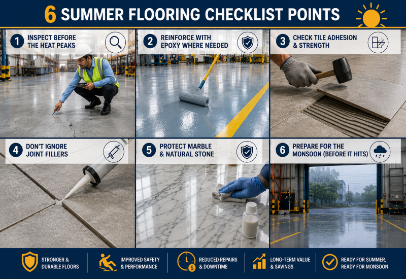 summer flooring checklist
