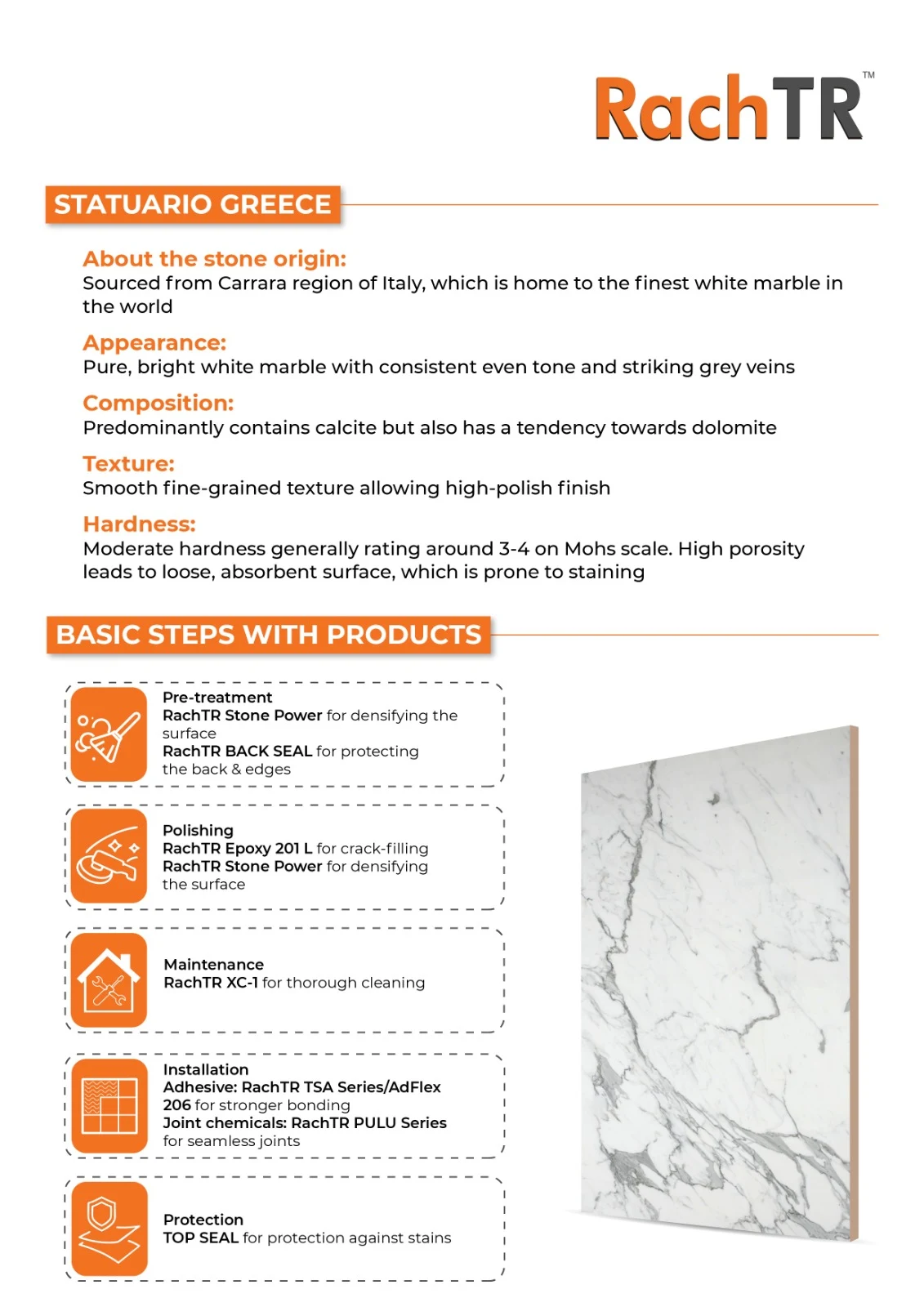 SOP of marble